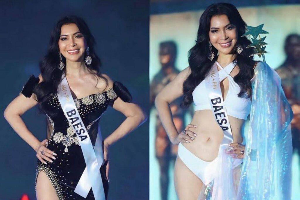 La aspirante a Miss Universo de 69 años arrasó en Miss Universo Filipinas