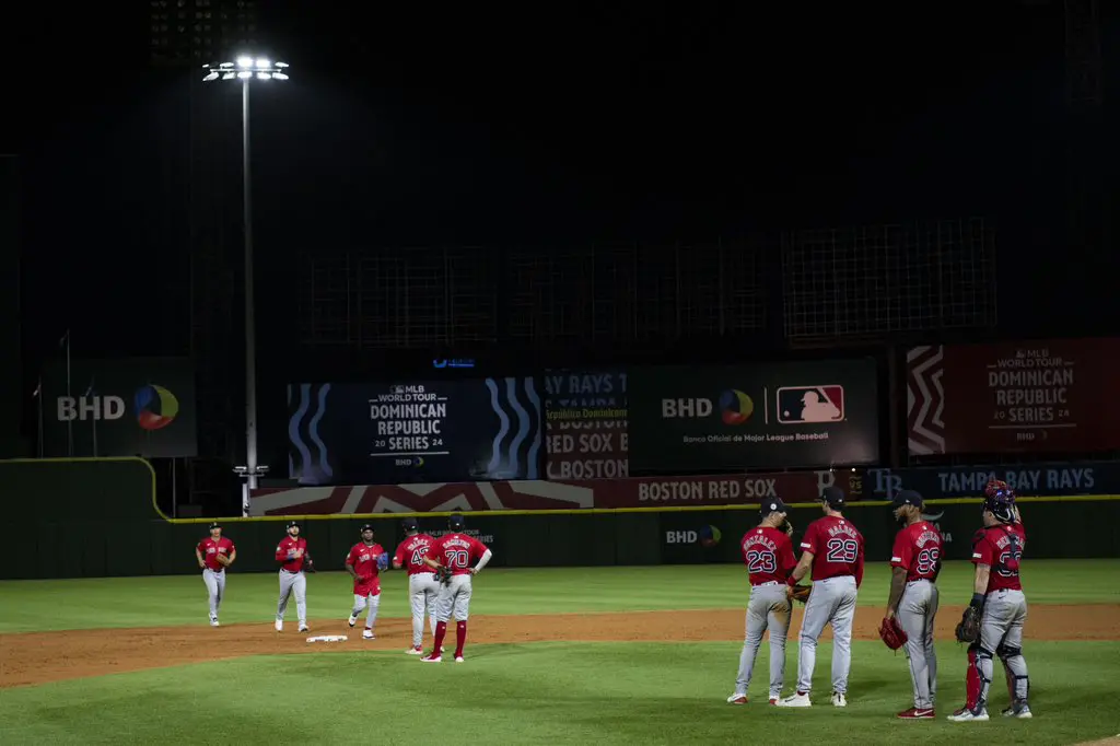 Boston blanquea a Tampa Bay en el juego 1 de la serie MLB Dominicana
