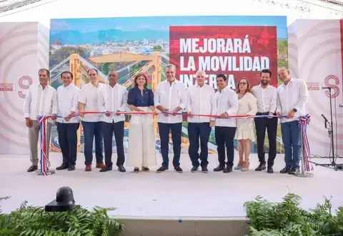 Presidente Abinader inaugura tramo I del Teleférico de Santiago