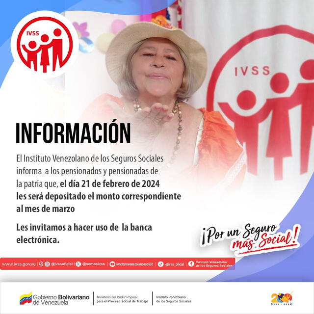 Pago Pensión IVSS marzo y abril en Venezuela fecha de cobro y monto