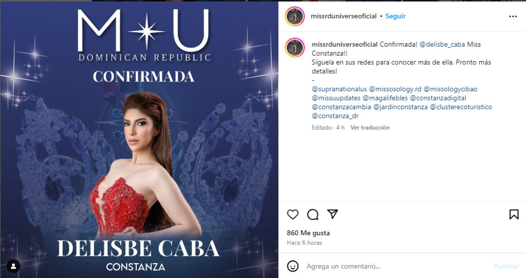 Miss República Dominicana Universo 2024 tiene primera candidata madre