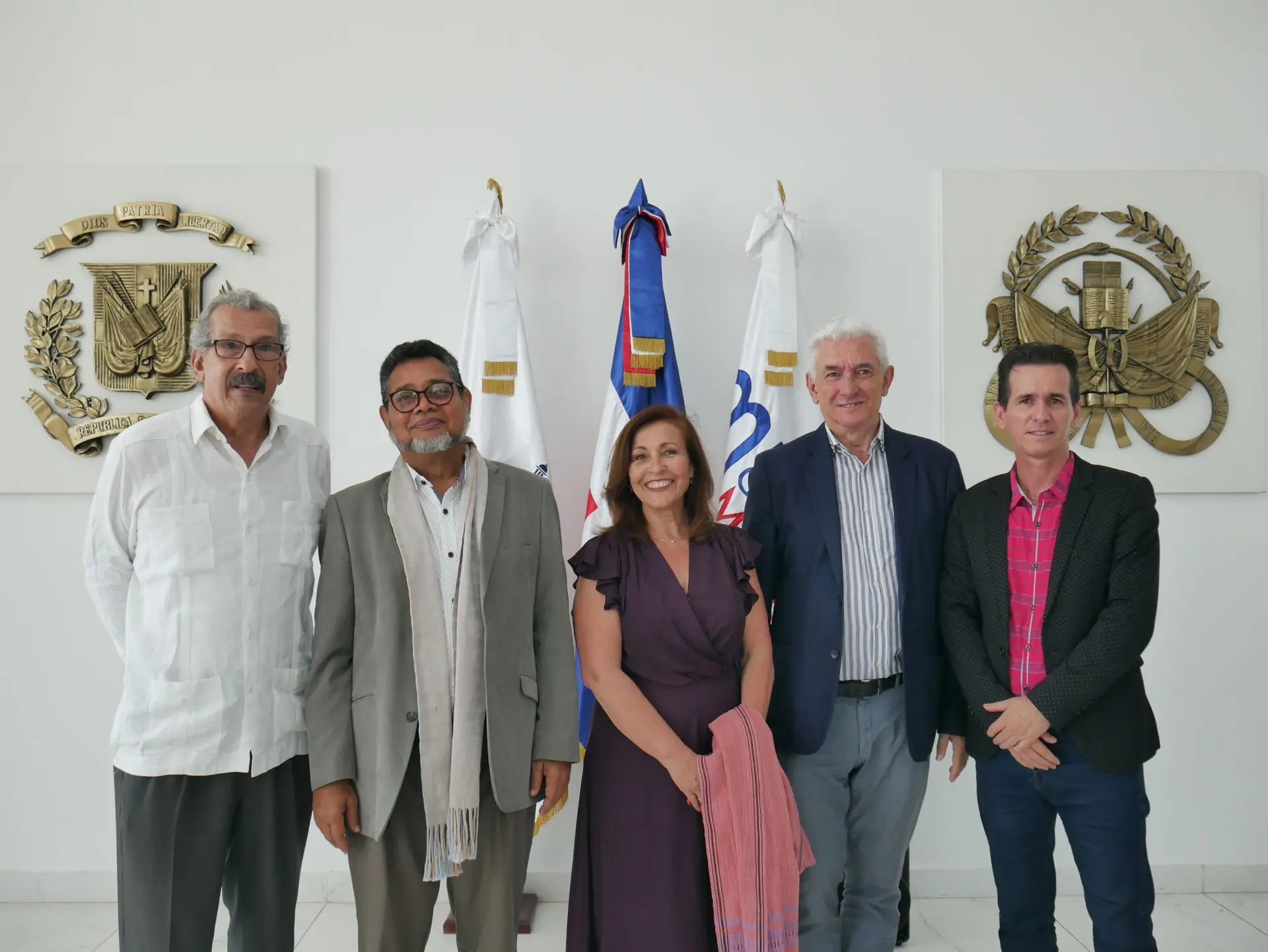 José G. Guerrero, Carlos Andújar, Consuelo Naranjo Orovio, Miguel Ángel Puig-Samper y Wilfredo Padrón Iglesias. FUENTE EXTERNA