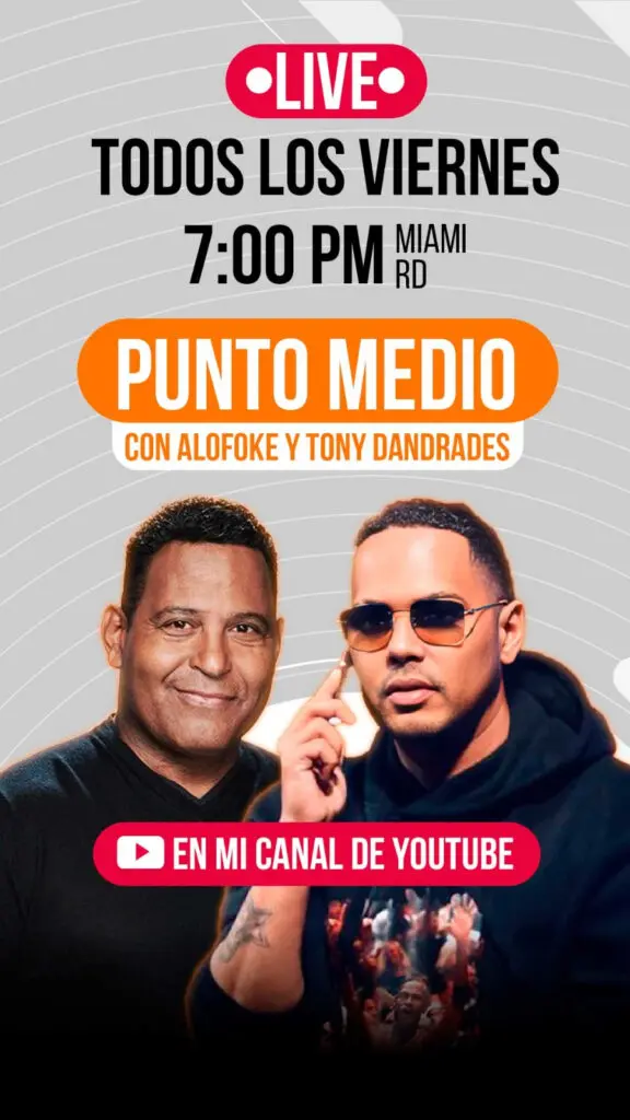 Alofoke y Tony Dandrades lanzan programa juntos: "Punto y Medio"