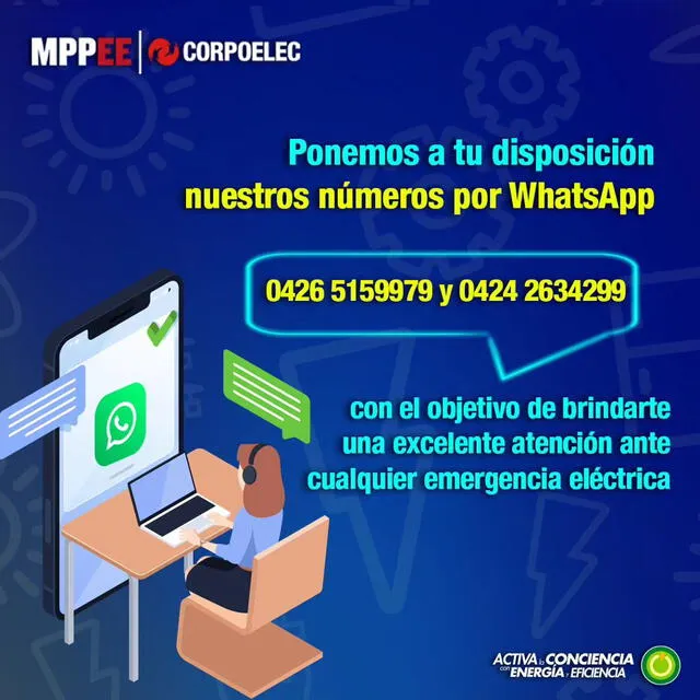 Corpoelec anuncia que iniciará cortes de energía en las próximas 72 horas