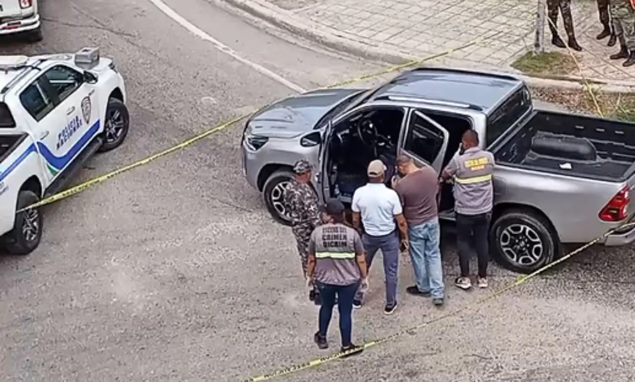 Foto del incidente en Santiago