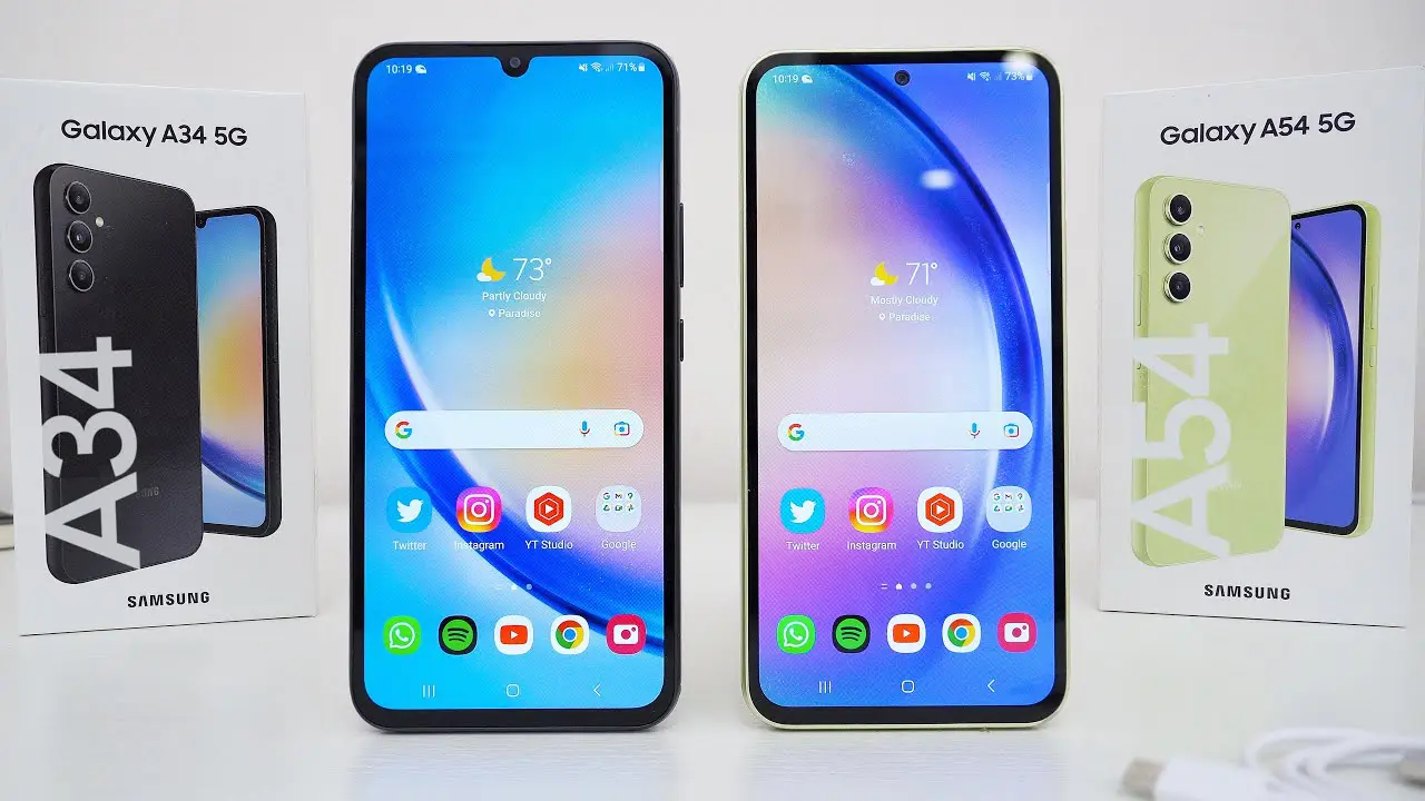 Galaxy A34 o Galaxy A54 cuál es MEJOR, diferencias y precios