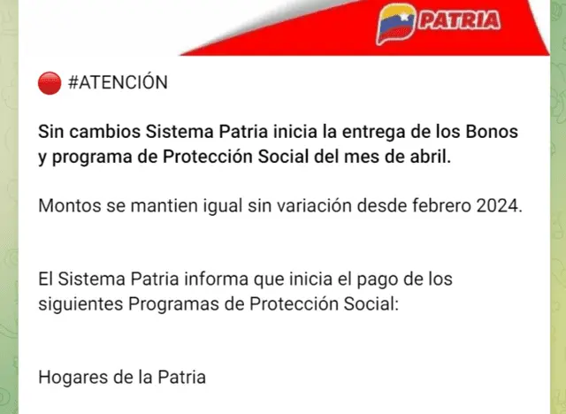 Bono Hogares de la Patria mayo 2024 FECHA DE PAGO y ACTIVAR 2