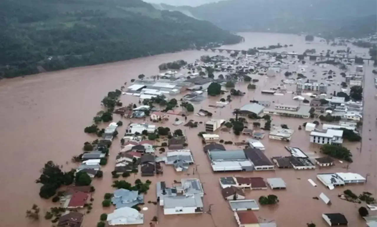 Inundaciones en el sur de Brasil