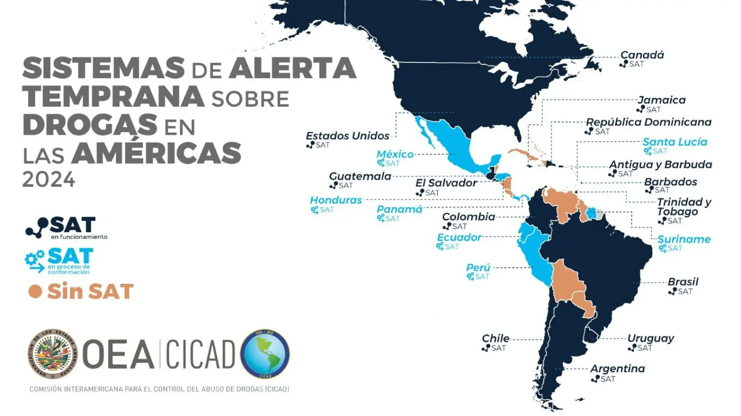 "RD Incluida en Sistema de Alerta Temprana de Drogas 2024"