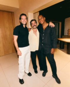 Stefano Cavoli, Charlie Quezada y Olivier Bur. FUENTE EXTERNA