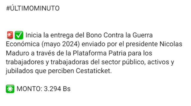 ¿Por qué no me llega el Bono de Guerra mayo 2024? REVISA los 4 pasos