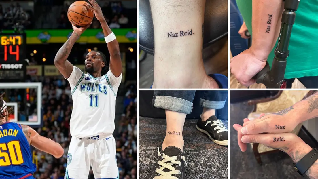 Quién es Naz Reid y por qué más de 150 de estadounidenses se tatuaron su nombre