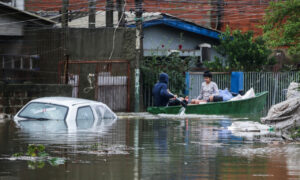 Inundaciones en el sur de Brasil