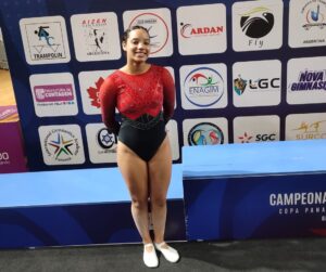 La atleta de trampolín Laura Elisa Polanco.