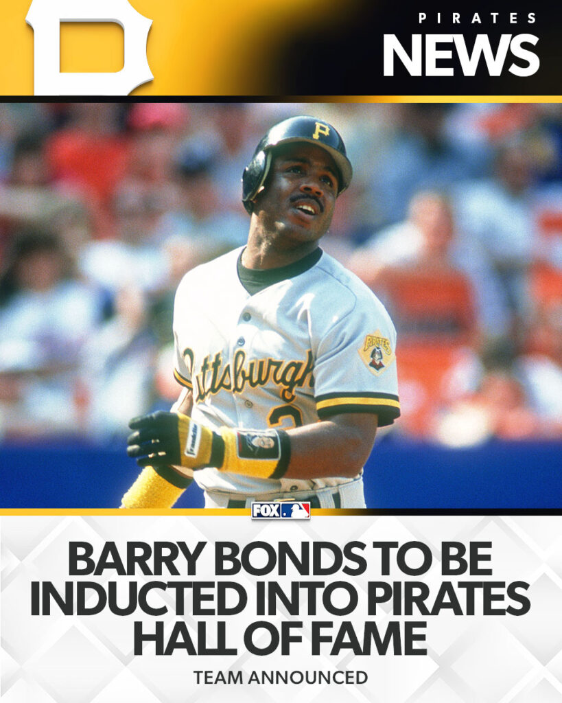 Barry Bonds al Salón de la Fama de los Piratas