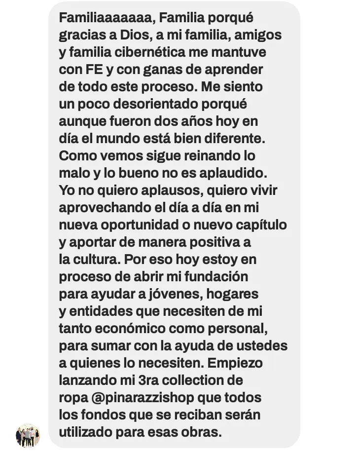 Raphy Pina en libertad: ya está con Natti Natasha y su hija