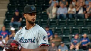 Roddery Muñoz, abridor de los Marlins de Miami, se destacó entre los resultados de MLB este jueves 13 de junio del 2024