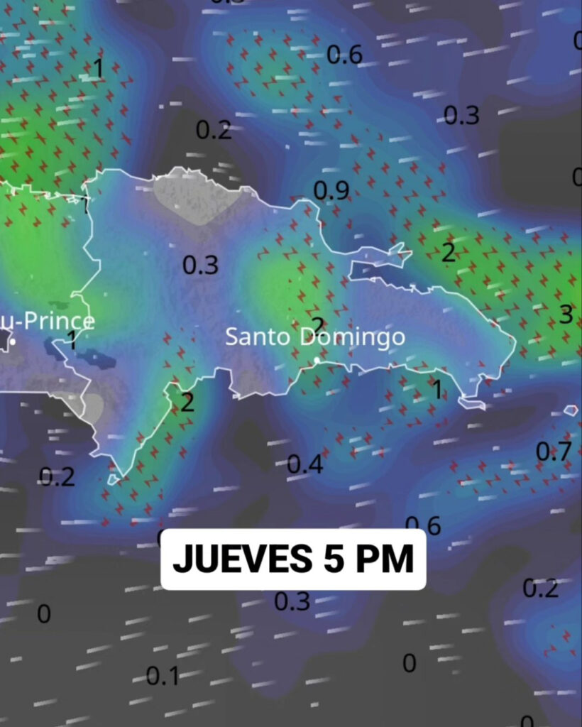 Paraguas en mano esta semana en RD: pronostican fuertes lluvias