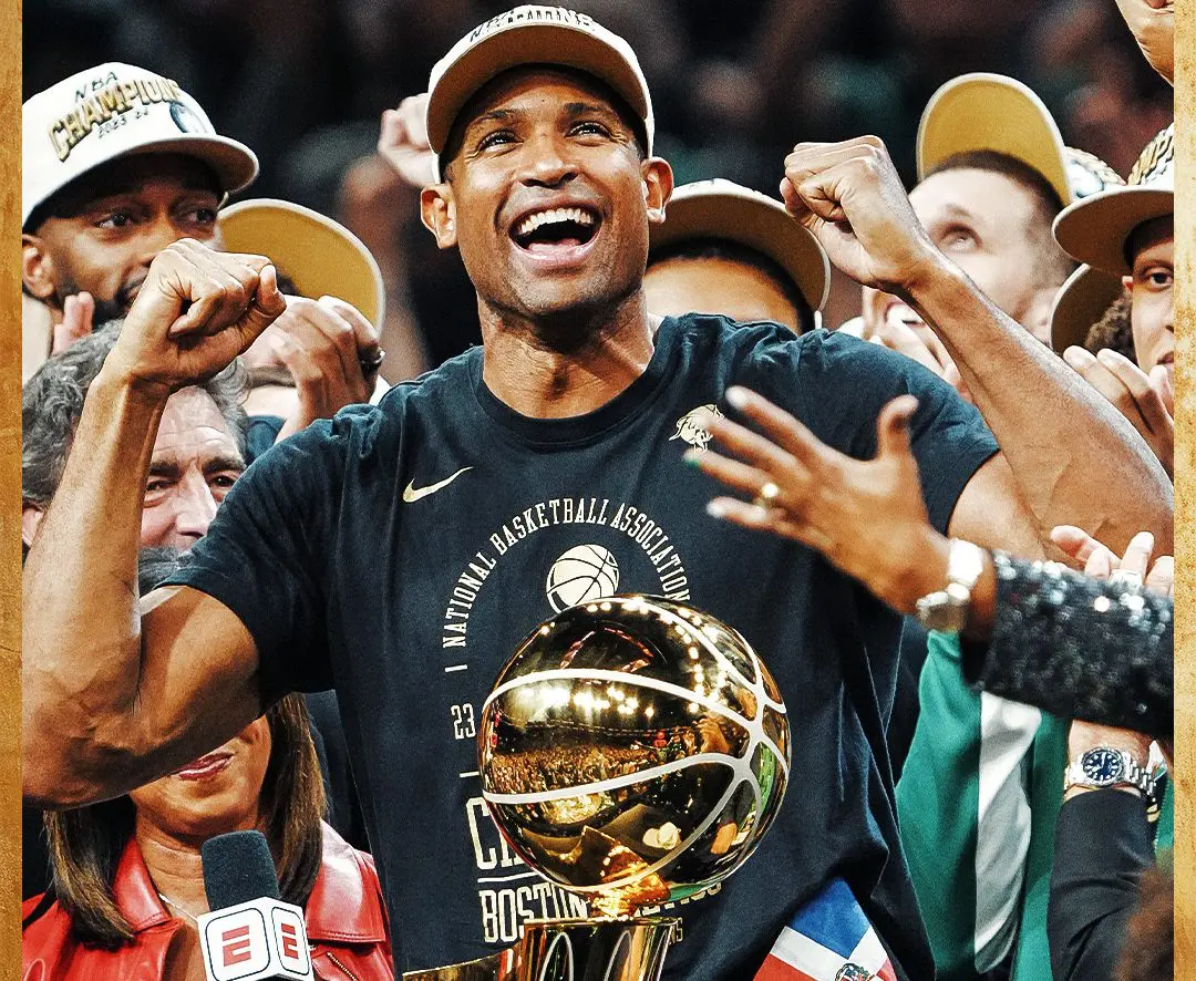 El dominicano Al Horford, jugador de baloncesto de los Celtics en la NBA.