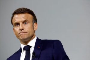 El presidente francés Emmanuel Macron