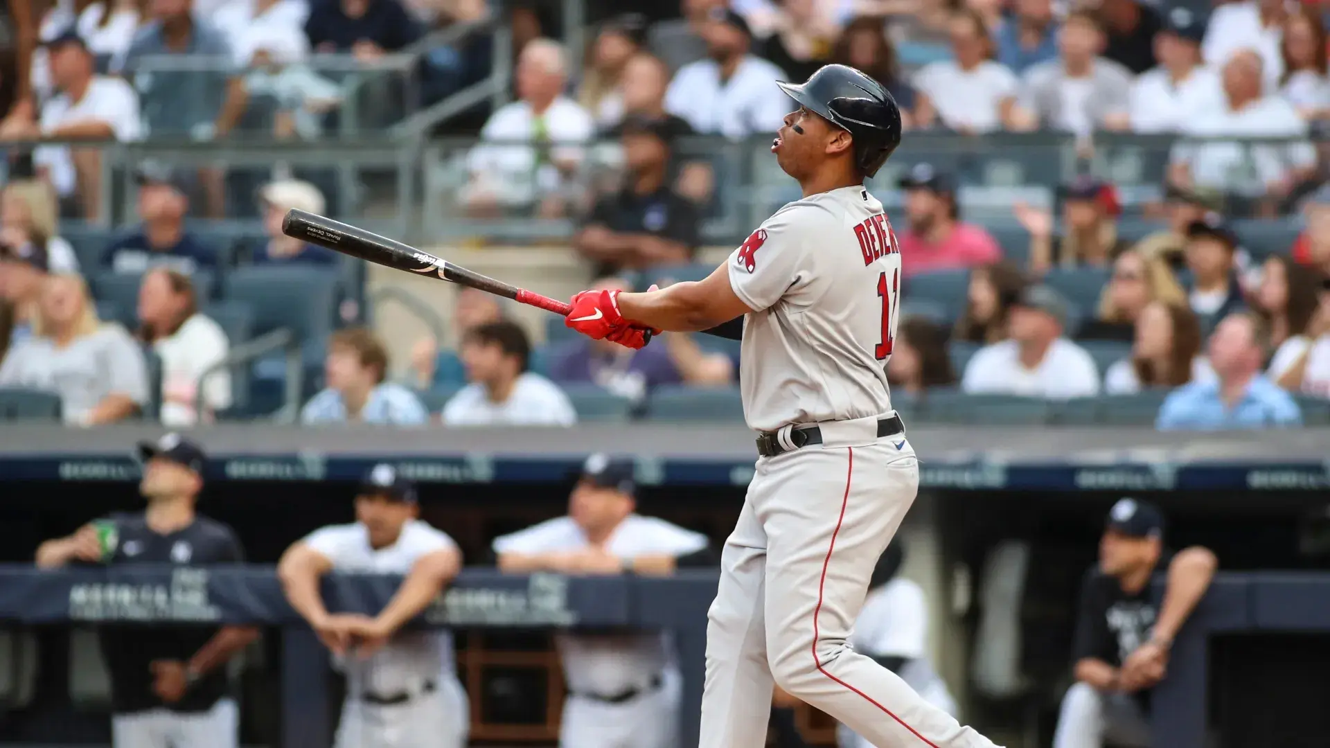 Rafael Devers se la desaparece a Gerrit Cole y conecta su hit 1000