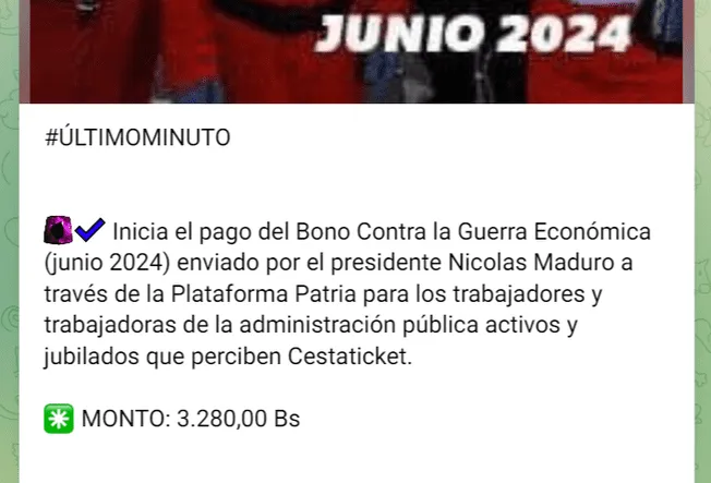 Llega SÚPER BONO a trabajadores en la quincena de julio 2024 vía Patria