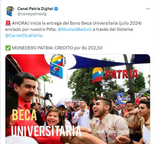 DOBLE PAGO de 202,50 y 135 bolívares: ACTIVA los BONOS en 5 pasos