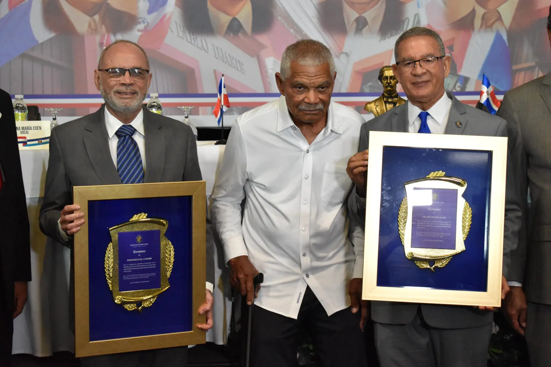 El Caribe y Felipe Rojas Alou homenajeados por el Instituto Duartiano en su 60 aniversario