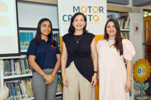 Estefanía Abreu, Lliana Rodíguez y Jeyry Ovalles. FUENTE EXTERNA