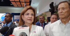 La vicepresidenta Raquel Peña y el canciller Roberto Álvarez se refirieron este martes al tema Venezuela