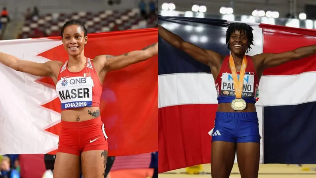 Así partirán Marileidy Paulino y sus rivales en la final de los 400 mts