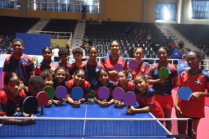 Parte de los seleccionados dominicanos que participan en el campeonato.