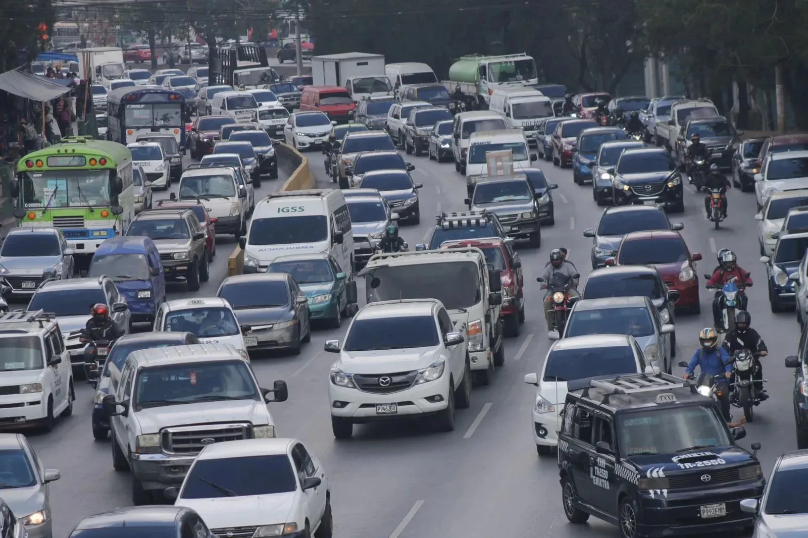 Congestionamiento vehicular aumenta con inicio del año escolar (Fuente Externa)