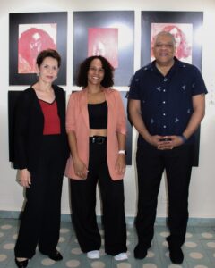 María del Carmen Ossaye, Indhira Hernández y Juan Carlos Ditrén. FUENTE EXTERNA