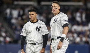 La predicción de Juan Soto sobre Aaron Judge y Barry Bonds