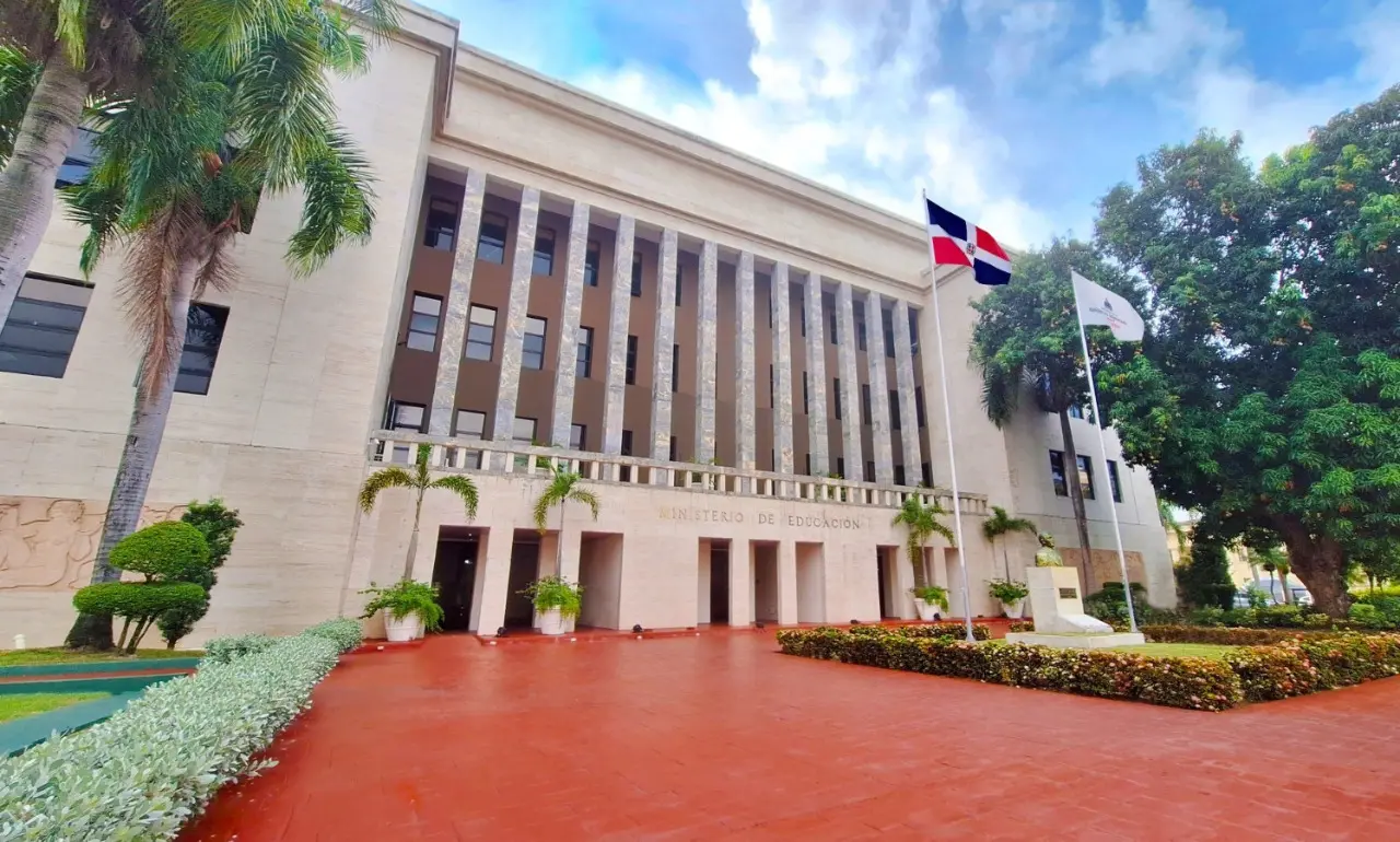 Fachada del Ministerio de Educación de la República Dominicana (Minerd)