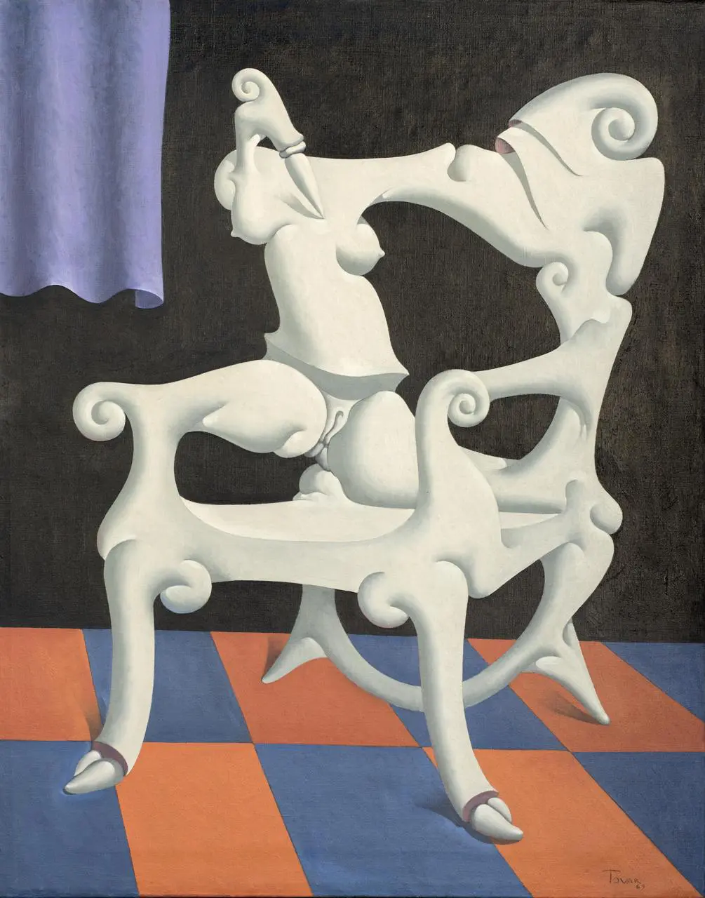 “La chaise adulte”, 1969.