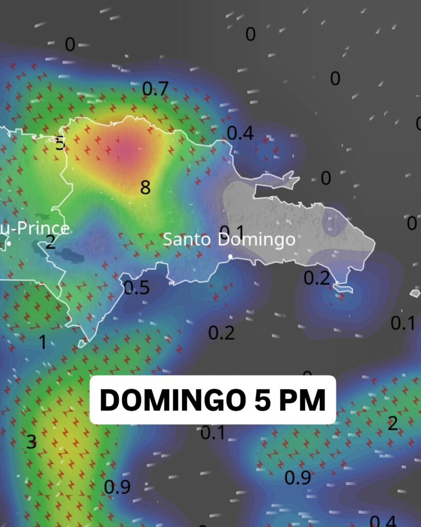 El domingo empezará a desarrollarse un disturbio atmosférico al oeste del Mar Caribe