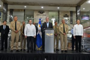 Declaración del gobierno en la reunión del Consejo de Seguridad y Defensa Nacional (Foto Danny Polanco)