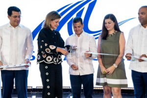 La vicepresidenta de la República, Raquel Peña, en apertura de la trigésimo sexta Exposición Comercial de la Asociación de Hoteles y Turismo de la República Dominicana (Asonahores).