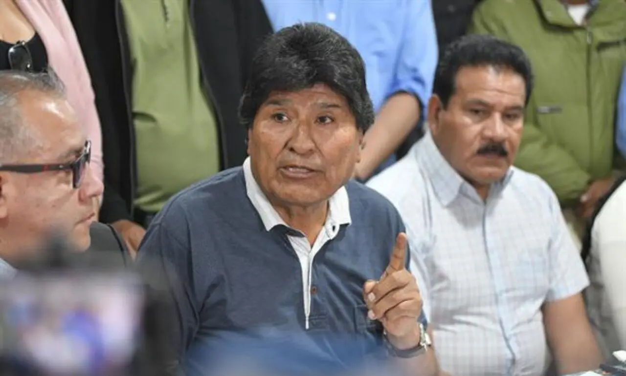 El expresidente de Bolivia y líder del oficialismo, Evo Morales (2006-2019). EFE/Jorge Abrego