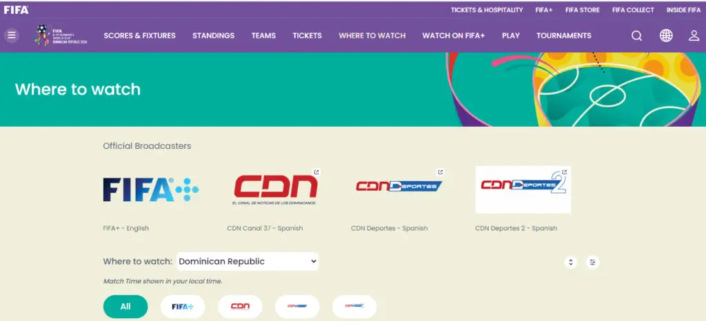 CDNDeportes y CDN37 son los canales oficiales de la Copa Mundial Femenina Sub 17 FIFA en RD