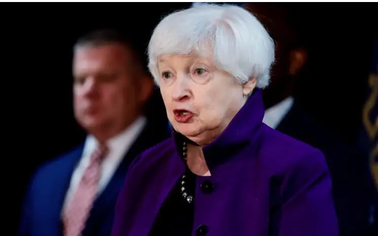 La secretaria del Tesoro de Estados Unidos, Janet Yellen,