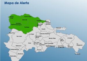 COE emite alerta verde en siete provincias por lluvias y tormentas eléctricas