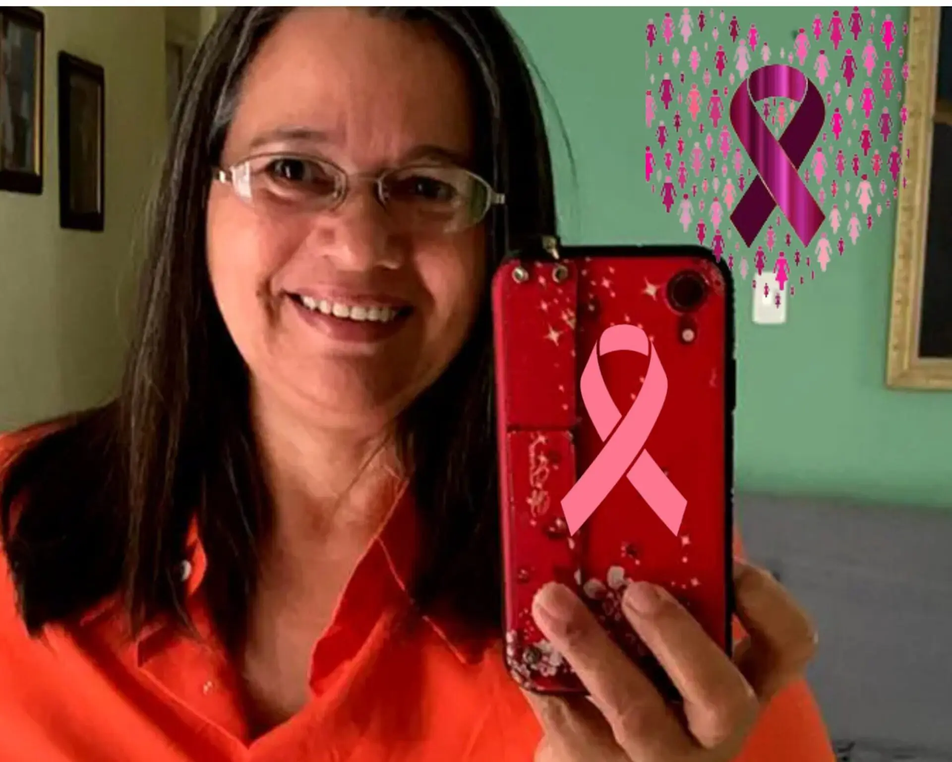 Elmiranda de la Cruz, sobrevivente de cáncer de mama cuenta su historia