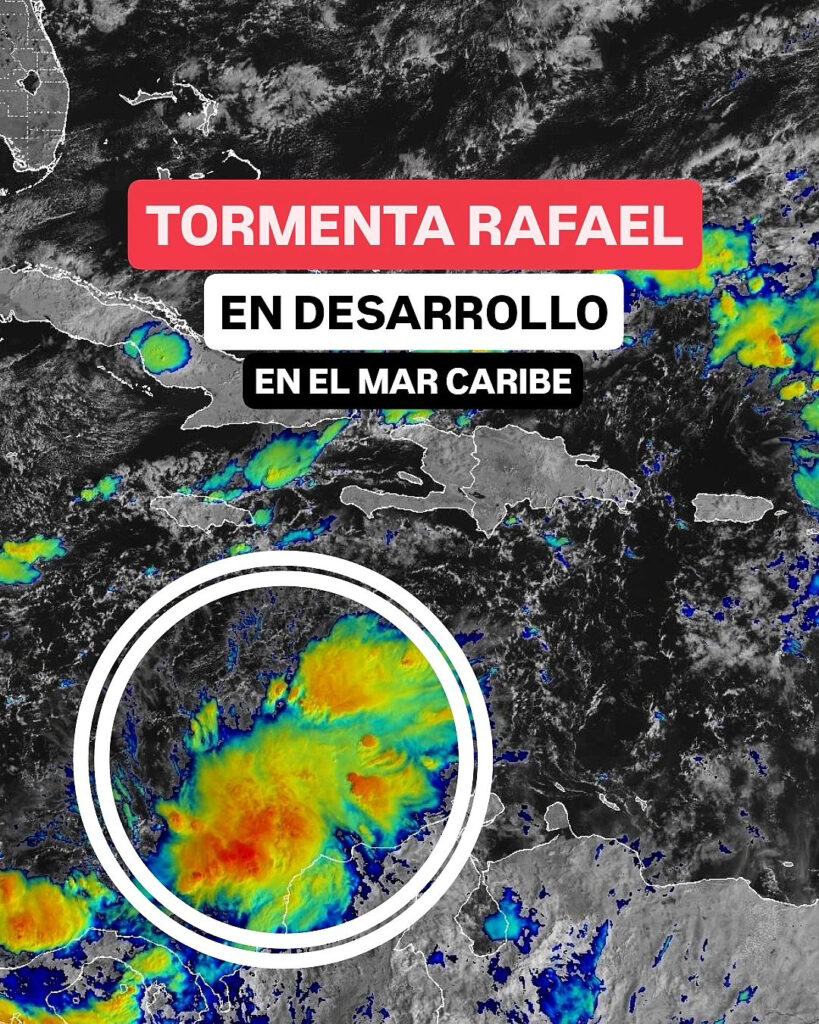 Depresión Tropical 18: posible Huracán Rafael avanza en el Caribe