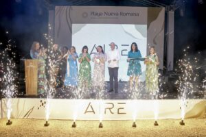 Corte de cinta inauguracion AIRE en Playa Nueva Romana