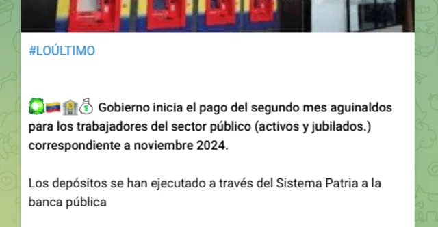 ¿Cuándo pagan el tercer mes de aguinaldo 2024 en Venezuela?