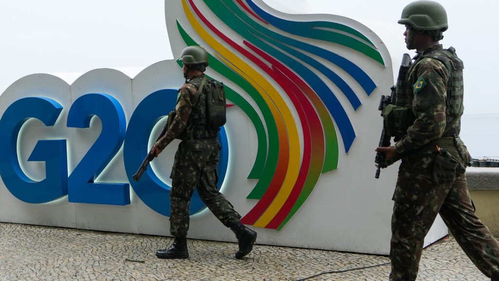 Las fuerzas de seguridad toman medidas antes de la Cumbre de Líderes del G20 en Río de Janeiro, Brasil