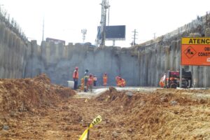 Obras Públicas estima en diciembre del 2025 se completará el 45% obras túnel en la Isabel Aguiar (Foto Jhonny Rotestan)